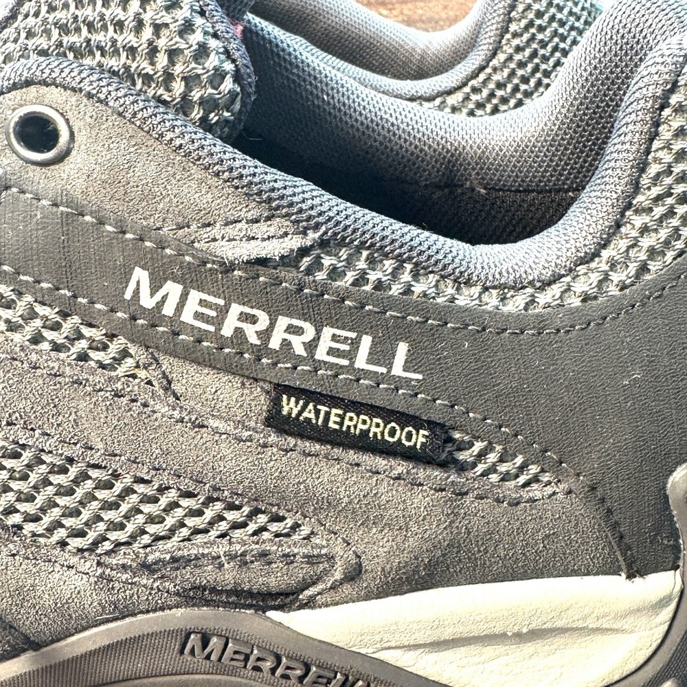 Merrell Alverstone Storm Gray Hiking Shoes UNISEX Womens‎ Size 11 Mens 9.5 NWOT - Picture 3 of 12